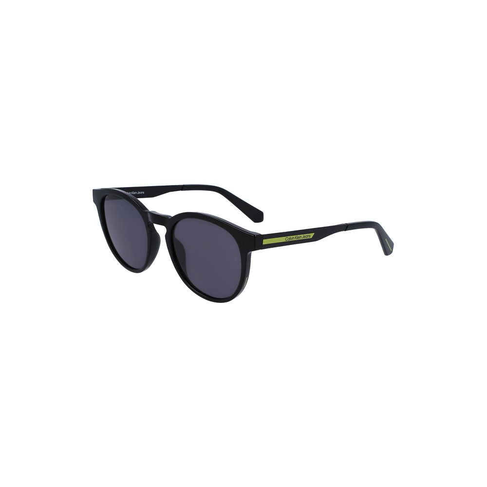 Calvin Klein Herren-Sonnenbrille aus schwarzem Kunststoff