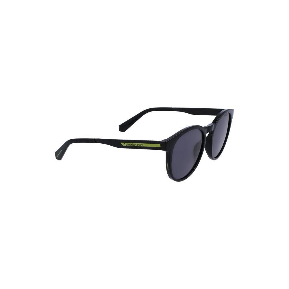 Calvin Klein Herren-Sonnenbrille aus schwarzem Kunststoff