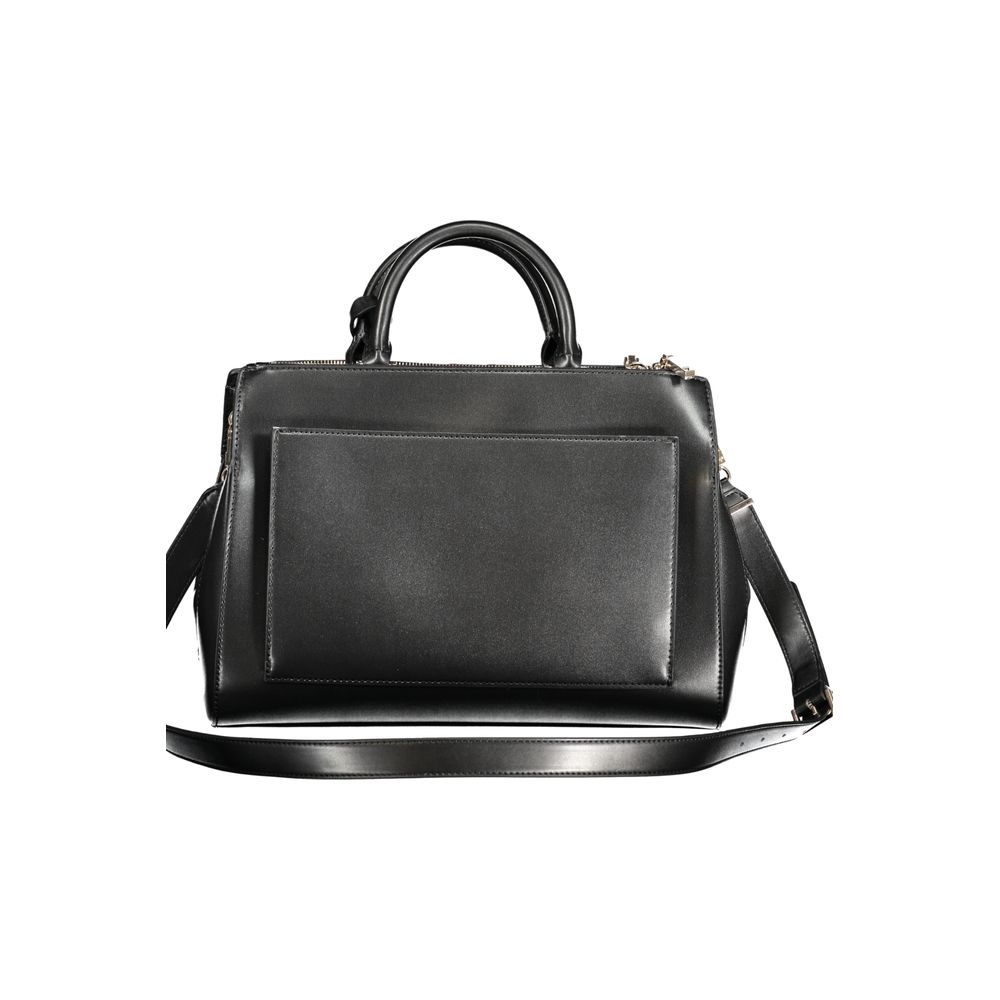 Guess Jeans – Schwarze Polyethylen-Handtasche