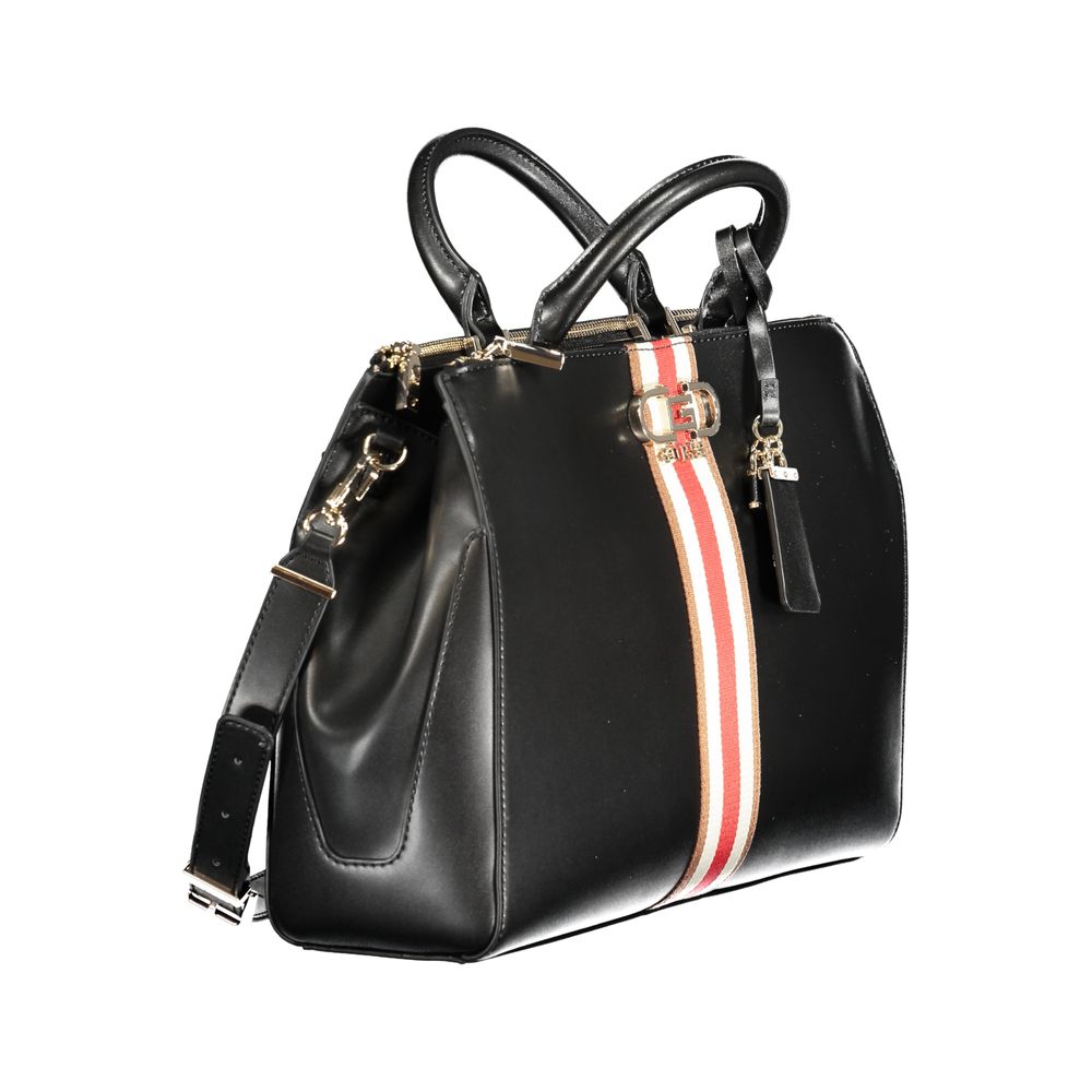 Guess Jeans – Schwarze Polyethylen-Handtasche