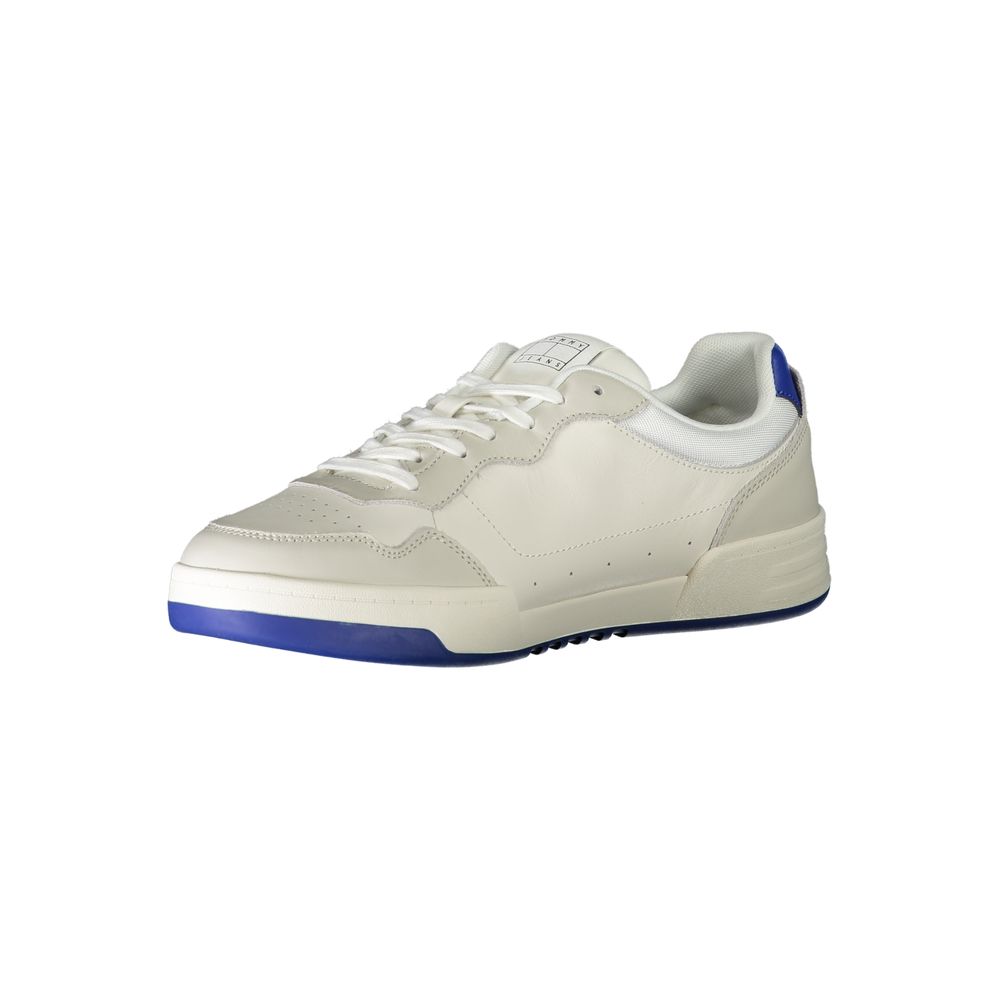 Tommy Hilfiger – Weiße Leder-Sneaker für Herren