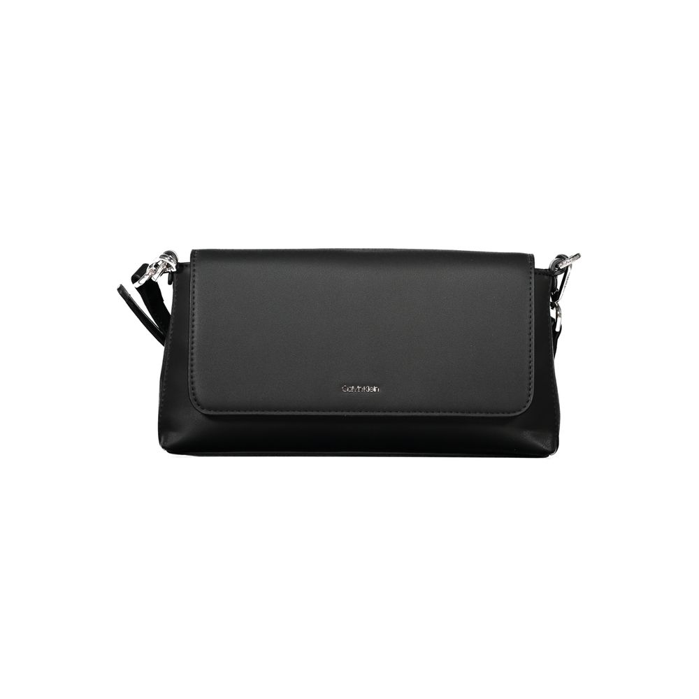 Calvin Klein Schwarze Polyester-Damenhandtasche