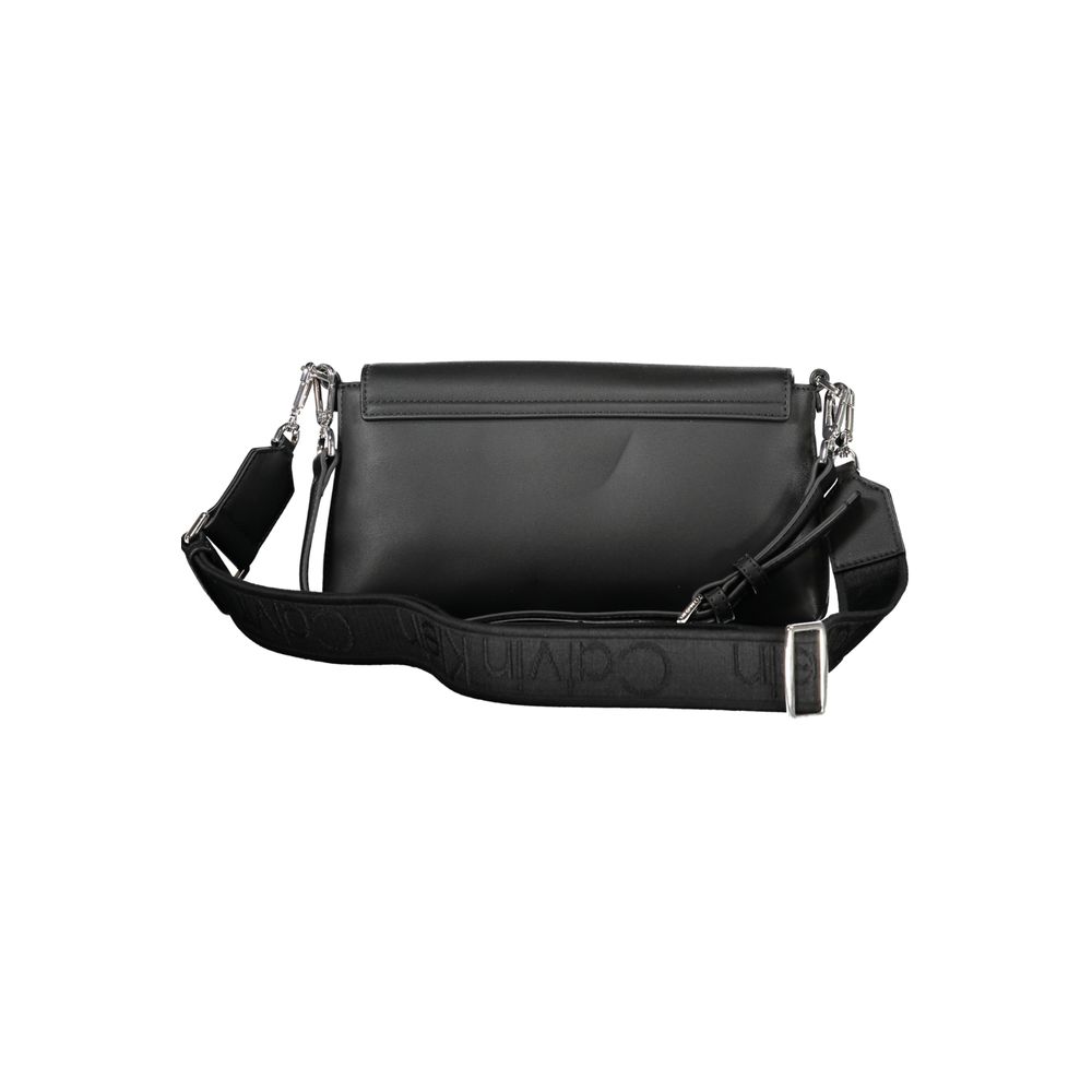 Calvin Klein Schwarze Polyester-Damenhandtasche