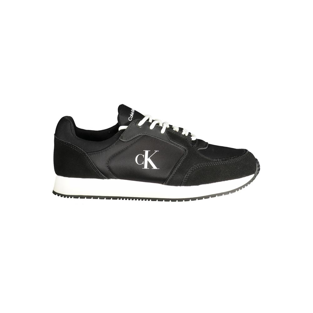 Calvin Klein – Schwarze Polyethylen-Sneaker für Herren