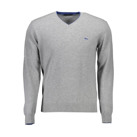 Harmont &amp; Blaine Gray Wool Men Sweater