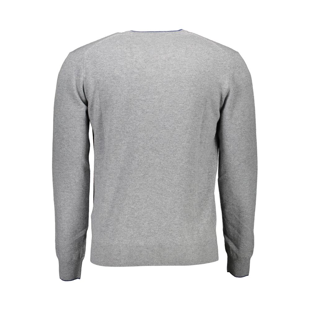 Harmont &amp; Blaine Gray Wool Men Sweater