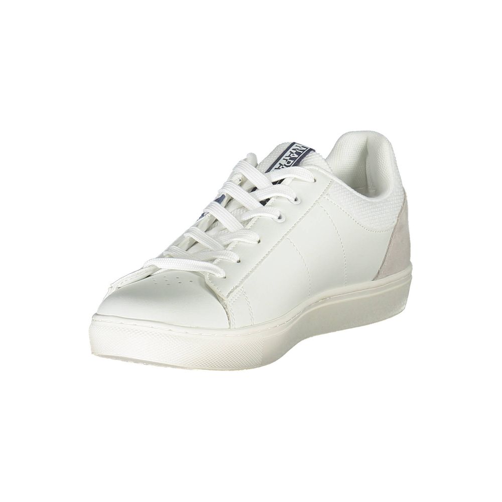 Napapijri Herren-Sneaker aus weißem Leder