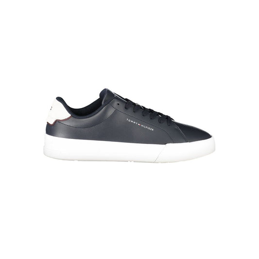 Tommy Hilfiger – Blaue Leder-Sneaker für Herren