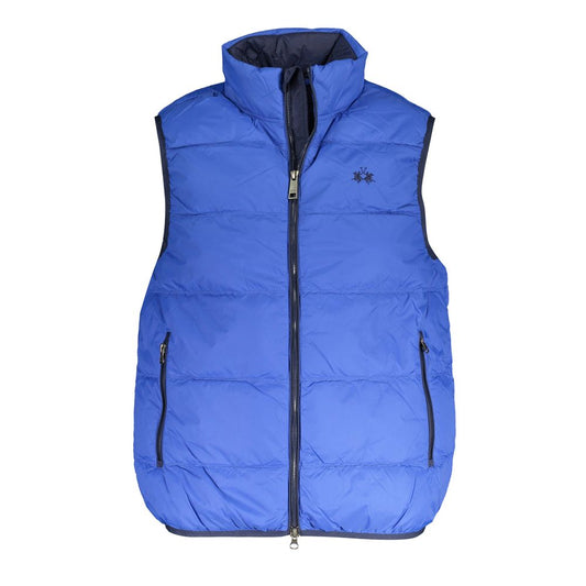 La Martina Blaue Polyamid-Herrenjacke