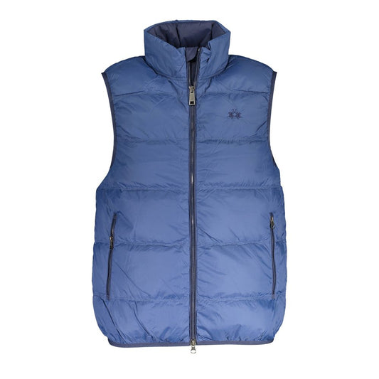 La Martina Blaue Polyamid-Herrenjacke
