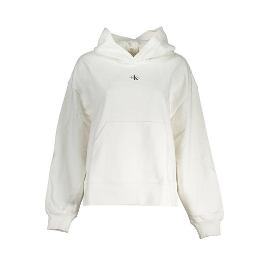 Calvin Klein Weißer Baumwollpullover für Damen