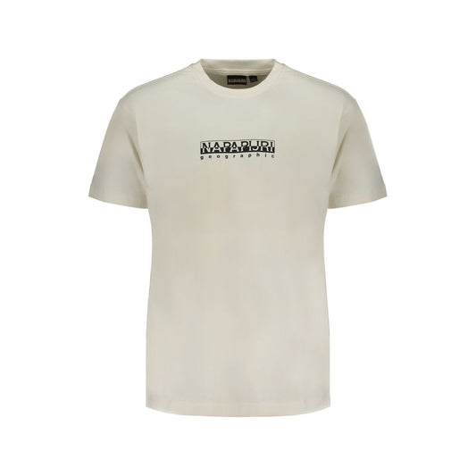 Weißes Baumwoll-T-Shirt von Napapijri