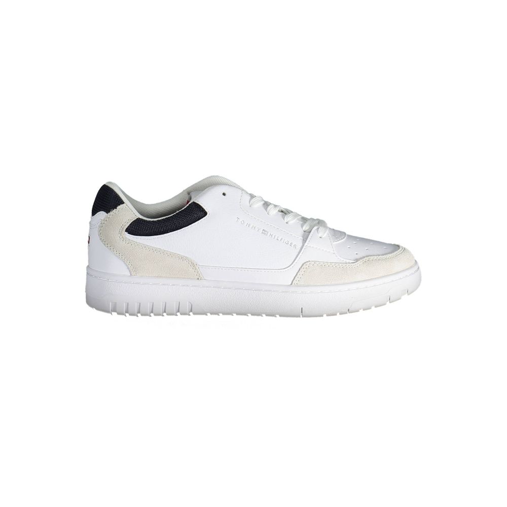 Tommy Hilfiger – Weiße Leder-Sneaker für Herren