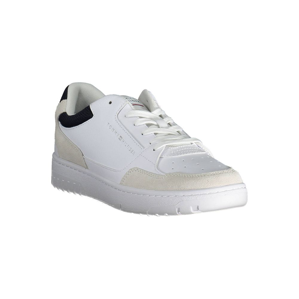 Tommy Hilfiger – Weiße Leder-Sneaker für Herren