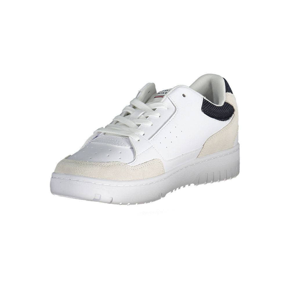 Tommy Hilfiger – Weiße Leder-Sneaker für Herren