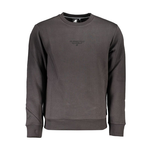 U.S. Grand Polo Gray Cotton Men Sweater