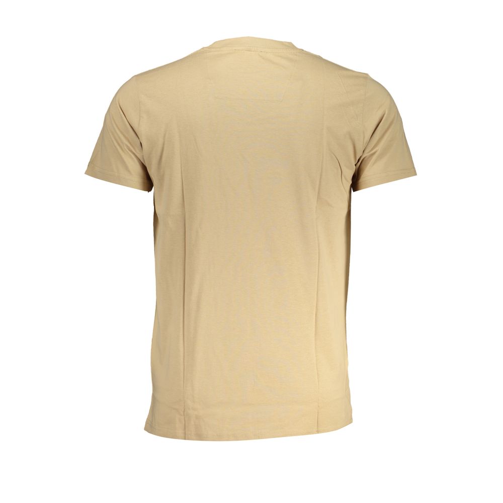 Beiges Baumwoll-T-Shirt der Cavalli Class