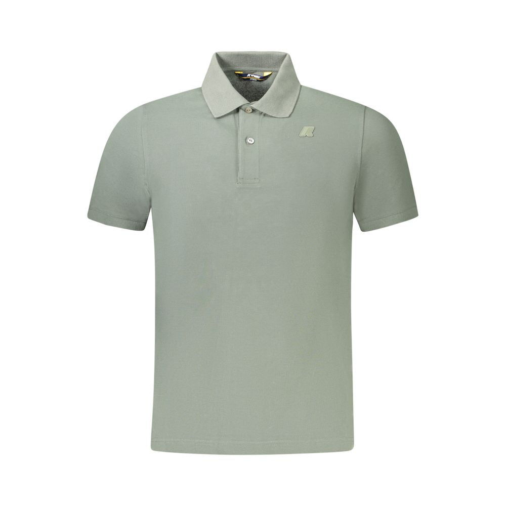 K-WAY Grünes Poloshirt aus Baumwolle für Herren