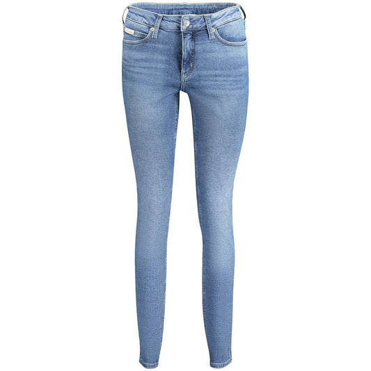 Calvin Klein Jeans &amp; Hose aus Baumwolle, Blau