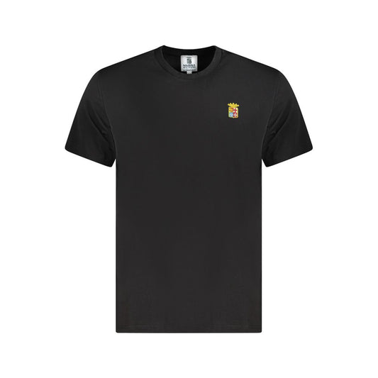 Navy Black Cotton T-Shirt
