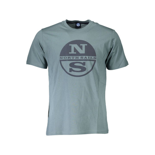 North Sails Herren T-Shirt aus grüner Baumwolle