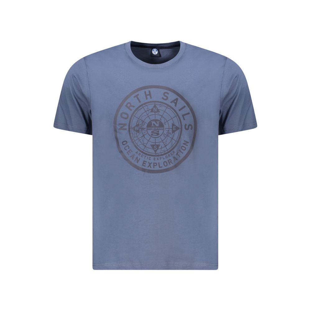 North Sails Herren-T-Shirt aus Baumwolle, Blau