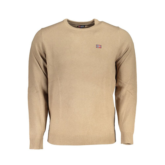 Norwegen 1963 Brauner Stoffpullover