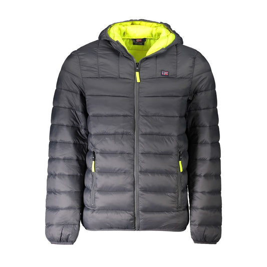 Norwegen 1963 Graue Polyamid-Herrenjacke