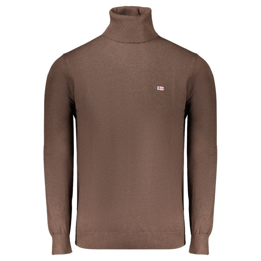 Norwegen 1963 Brauner Polyesterpullover