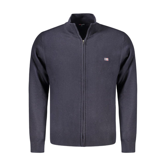 Norwegen 1963 Blauer Polyamid-Herrenpullover