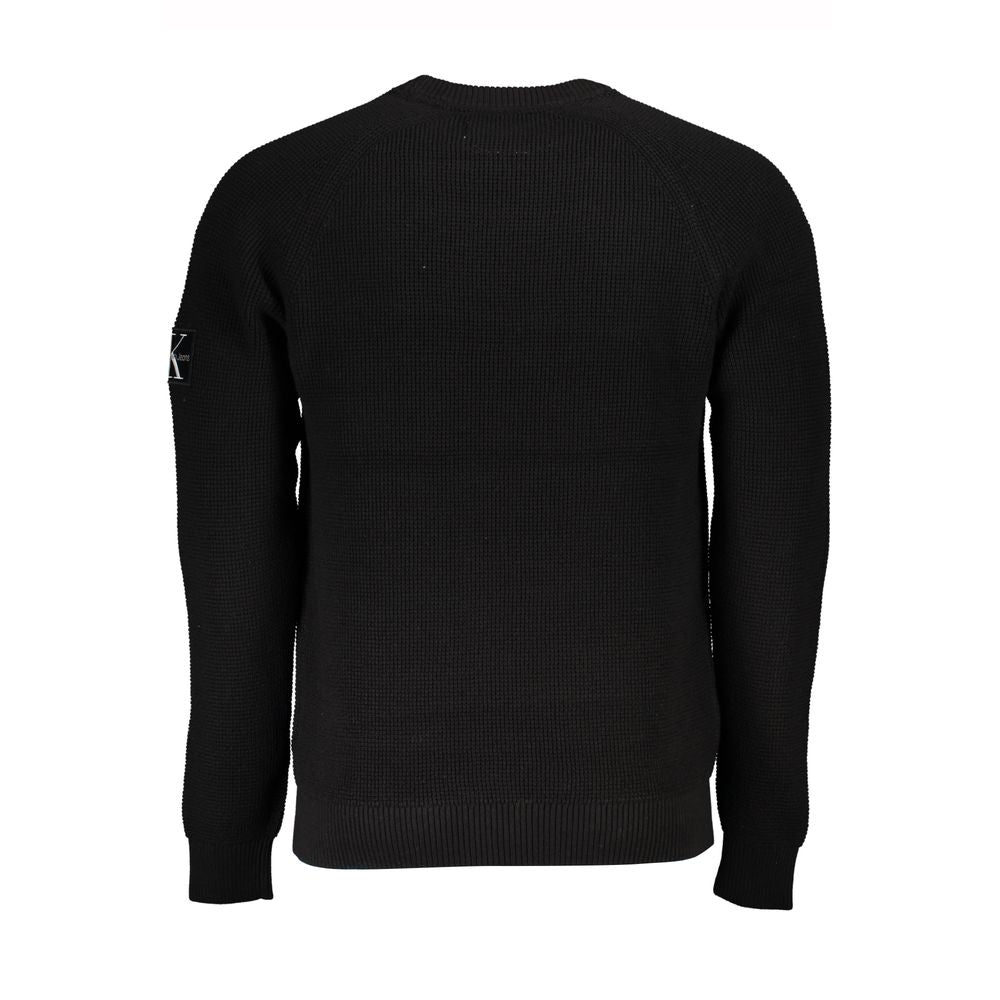 Calvin Klein – Schlanker Pullover aus Bio-Baumwolle mit Rundhalsausschnitt