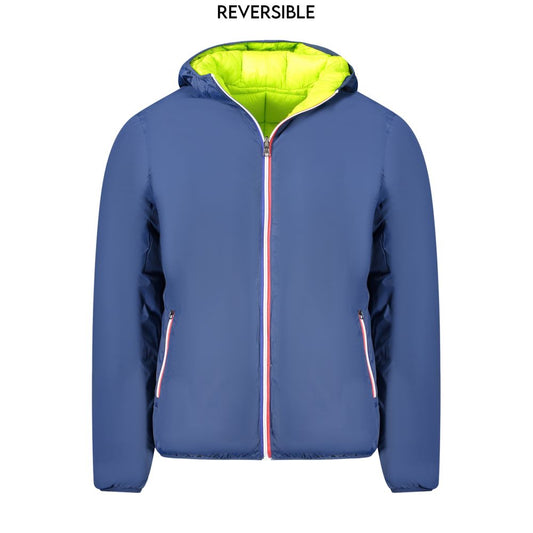 Norwegen 1963 Blaue Polyamid-Wendejacke für Herren