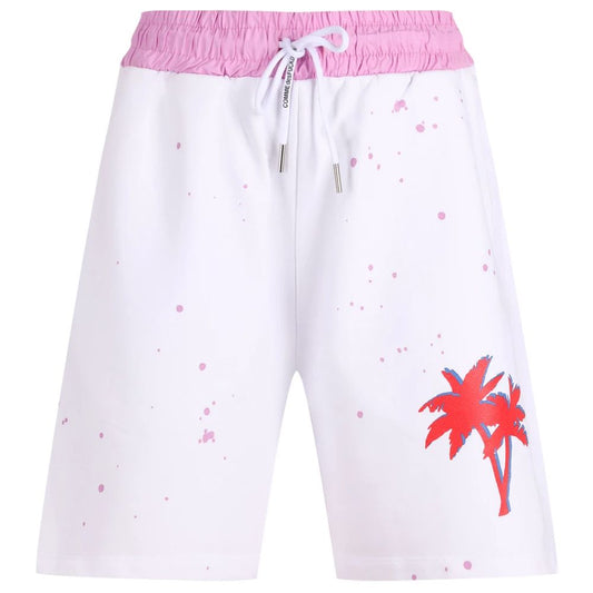 Comme Des Fuckdown – Weiße Baumwollshorts