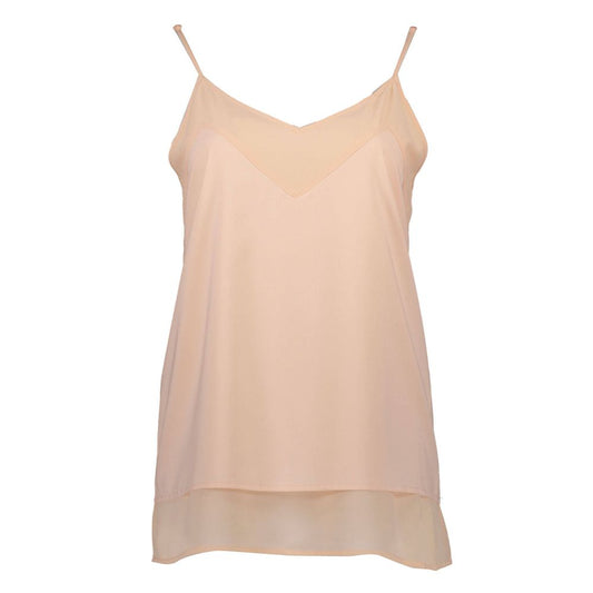 Canotta da donna in poliestere rosa Silvian Heach