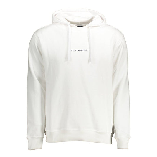North Sails Weißer Baumwollpullover für Herren