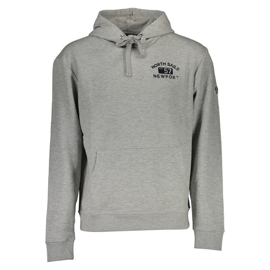 North Sails Grauer Baumwollpullover für Herren