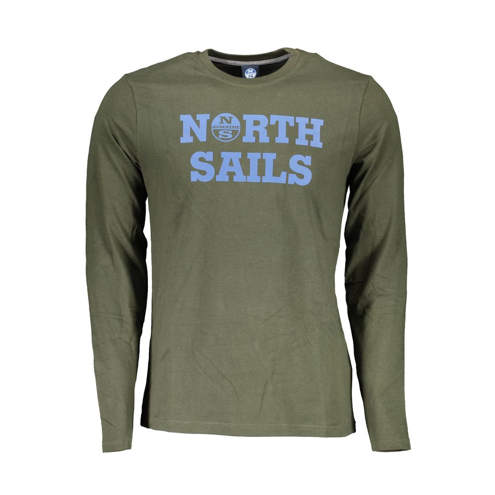 North Sails Herren T-Shirt aus grüner Baumwolle