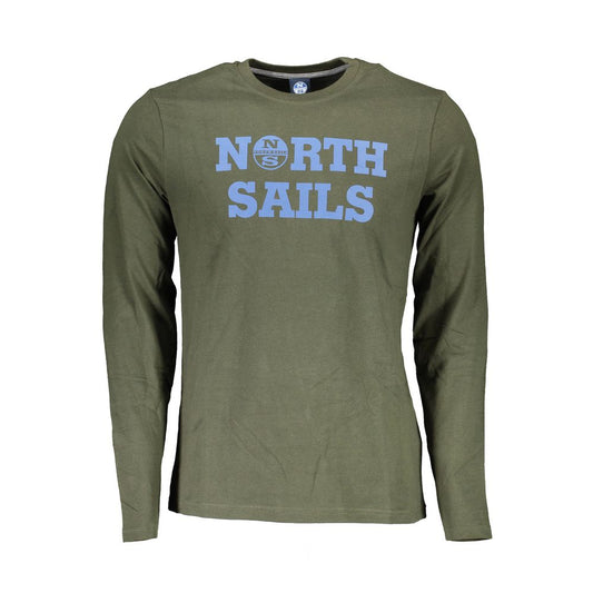North Sails Herren T-Shirt aus grüner Baumwolle