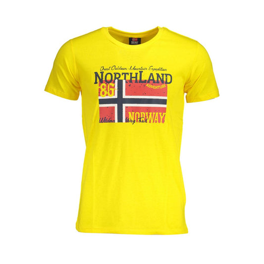 Norwegen 1963 Gelbes Baumwoll-T-Shirt