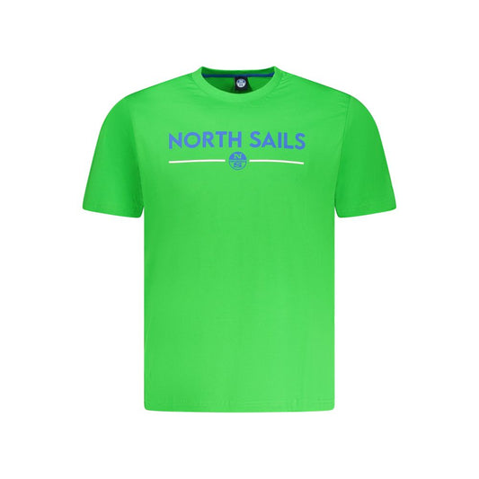 North Sails Herren T-Shirt aus grüner Baumwolle