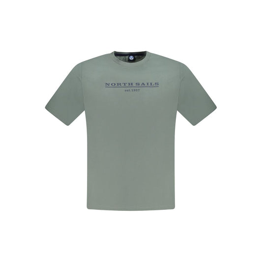 North Sails Herren T-Shirt aus grüner Baumwolle