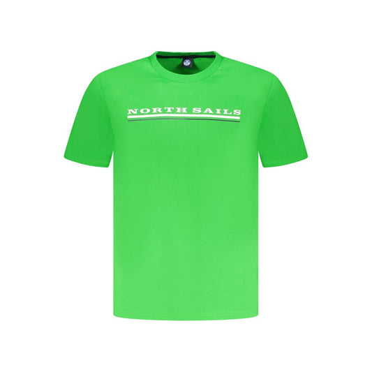 North Sails Herren T-Shirt aus grüner Baumwolle
