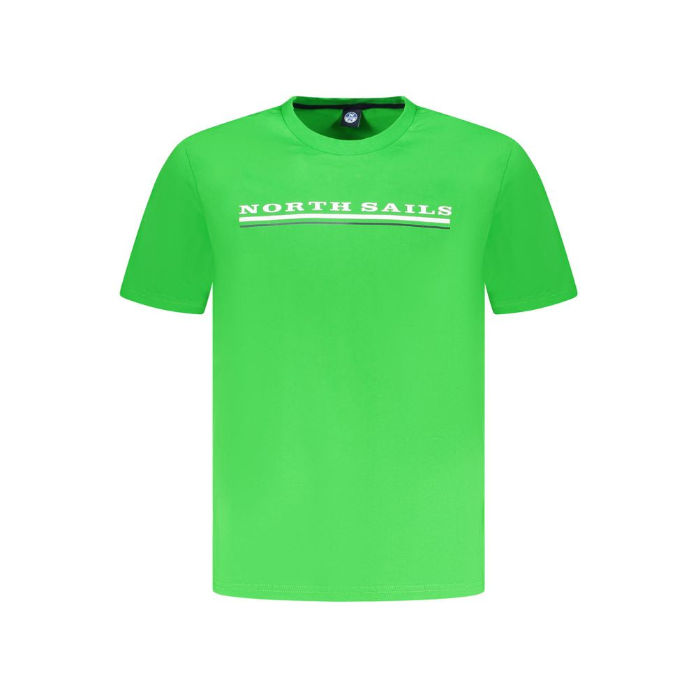 North Sails Herren T-Shirt aus grüner Baumwolle