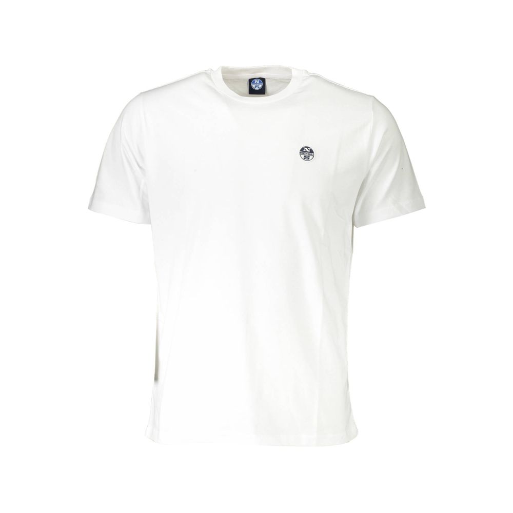 North Sails Herren-T-Shirt aus weißer Baumwolle