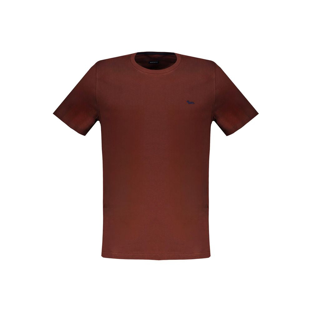 Braunes Baumwoll-T-Shirt von Harmont &amp; Blaine