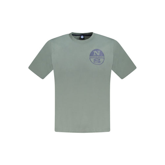North Sails Herren T-Shirt aus grüner Baumwolle