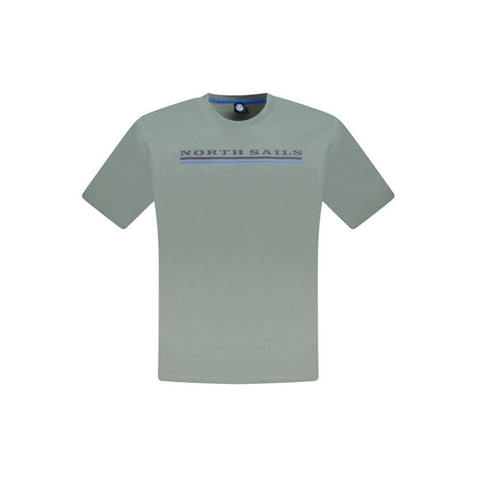 North Sails Herren T-Shirt aus grüner Baumwolle