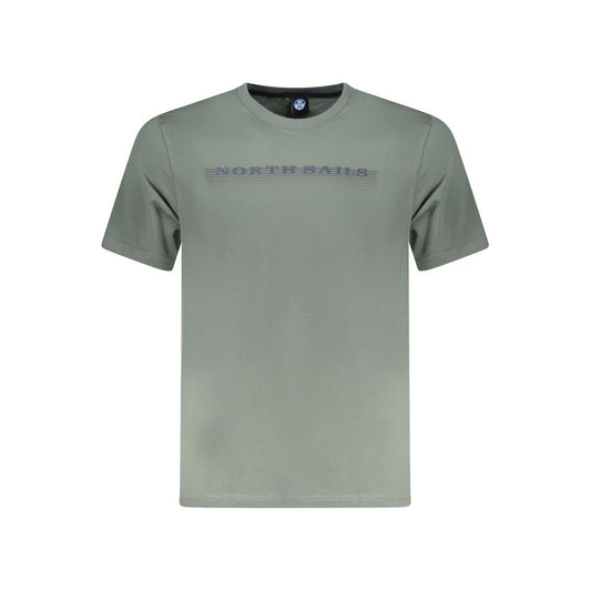 North Sails Herren T-Shirt aus grüner Baumwolle