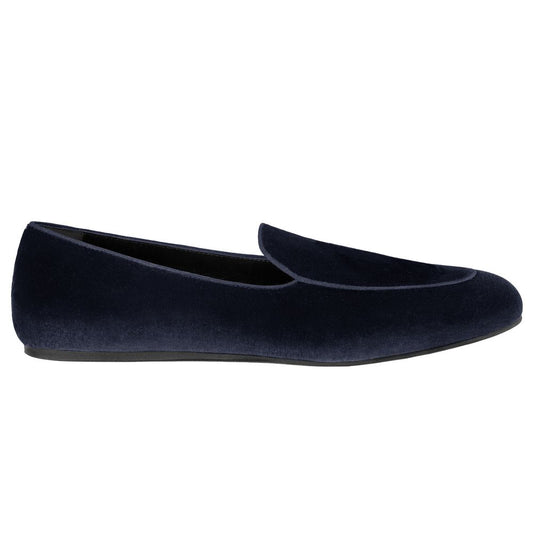 Charles Philip – Blauer Samt-Loafer
