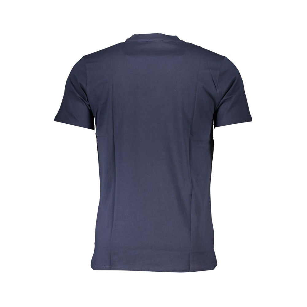 Blaues Baumwoll-T-Shirt der Cavalli Class